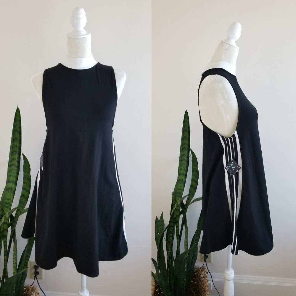 Nasty Gal Side Stripe Tank Dress/Tunic